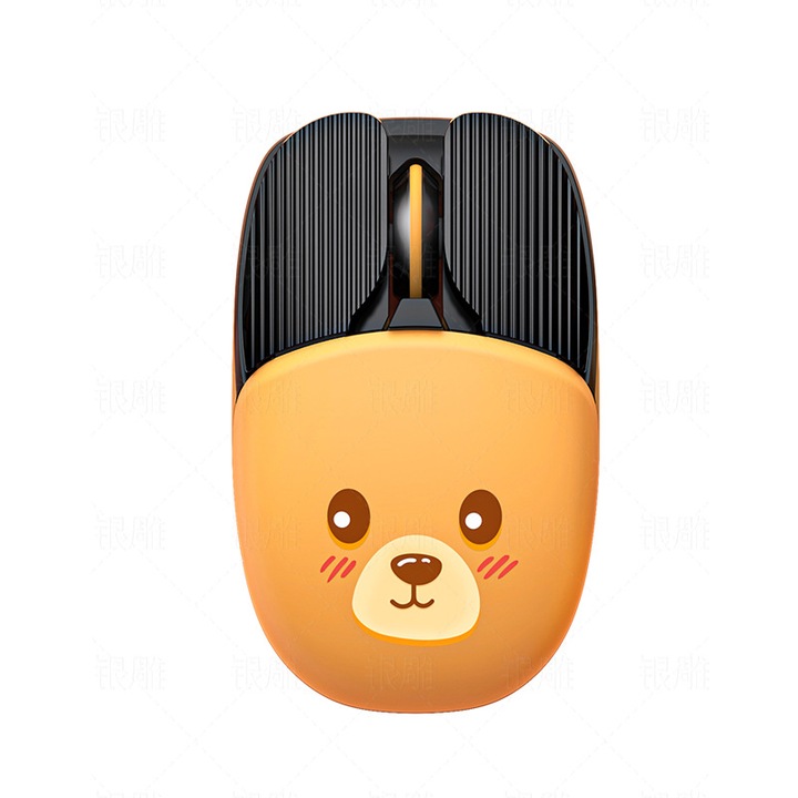 Безжична мишка, Bluetooth, Жълт/Черен