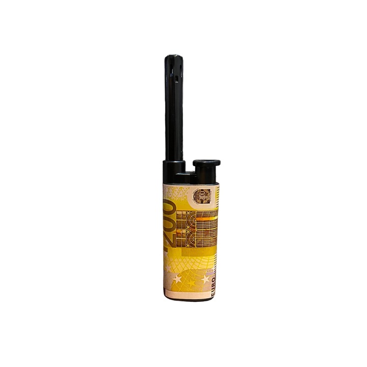 Bricheta Gentelo 200E pentru aragaz, reincarcabila cu gaz, confectionata din plastic foarte rezistent, culoare galben