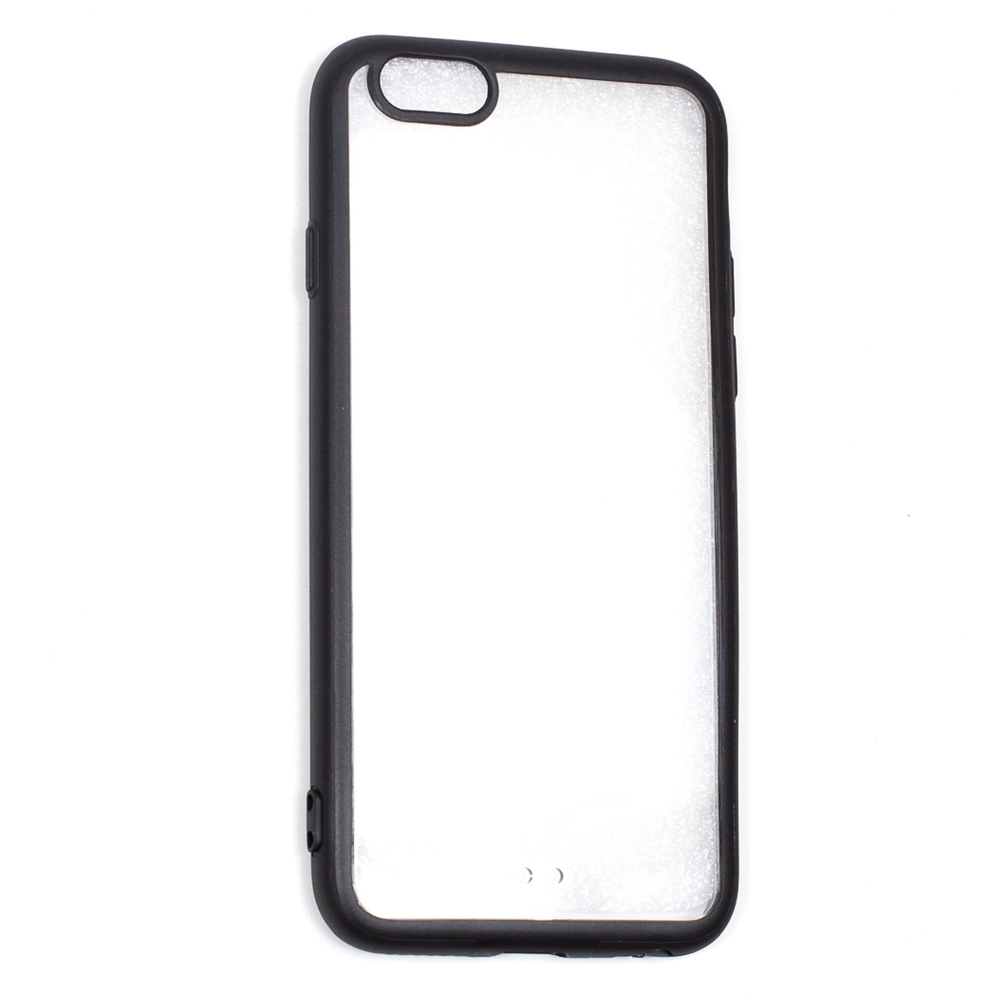 Bumper Silicon+TPU Back, Apple iPhone 6 / 6S, Negru