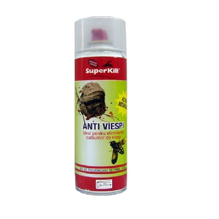Spray Anti Viespi Superkill Cu Jet De Pulverizare Pana La 4m Pentru Eliminarea Cuiburilor De Viespi 500ml Emag Ro