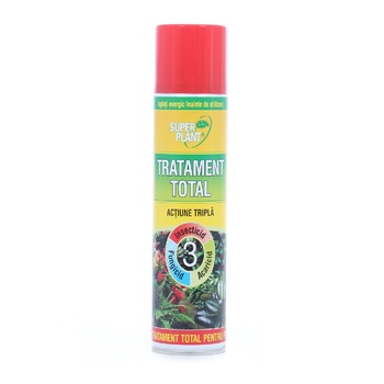 Spray Insecticid Tratament Total Actiune Tripla pentru plante Super Plant 250ml Spray Insecticid Tratament Total Actiune Tripla pentru plante Super Plant 250ml