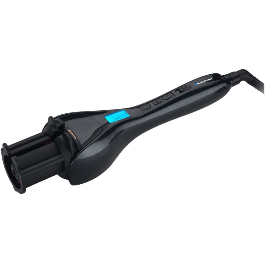 Ondulator automat Blaupunkt HSA701BK, incalzire rapida, control digital al temperaturii de la 150- 230 grade, Negru