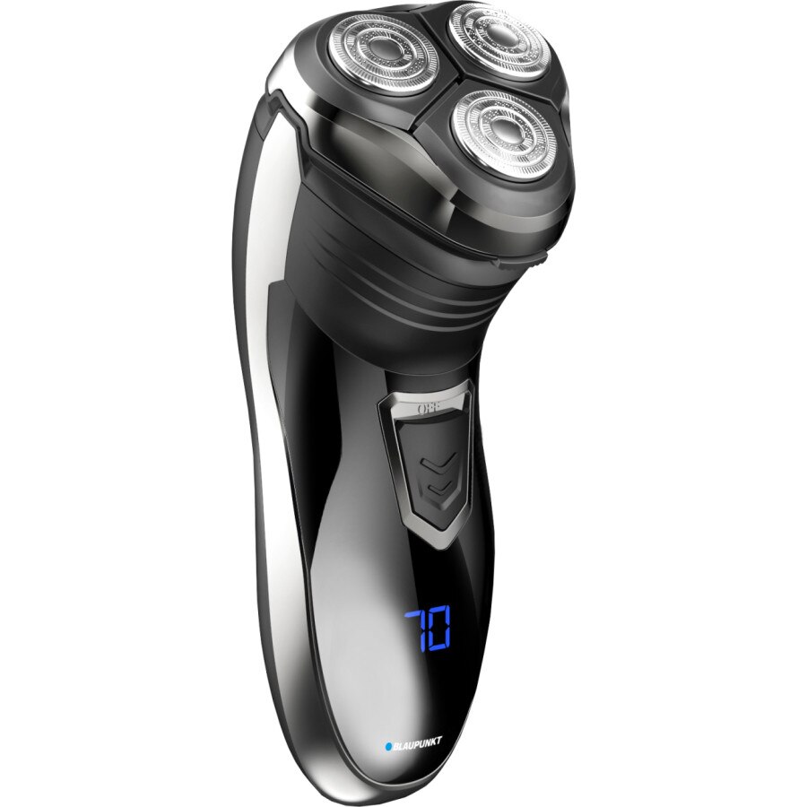 Aparat de ras Blaupunkt MSR701, acumulator, sistem de tundere Pop-up, Multi-D shave, ecran LCD, silentios, Negru
