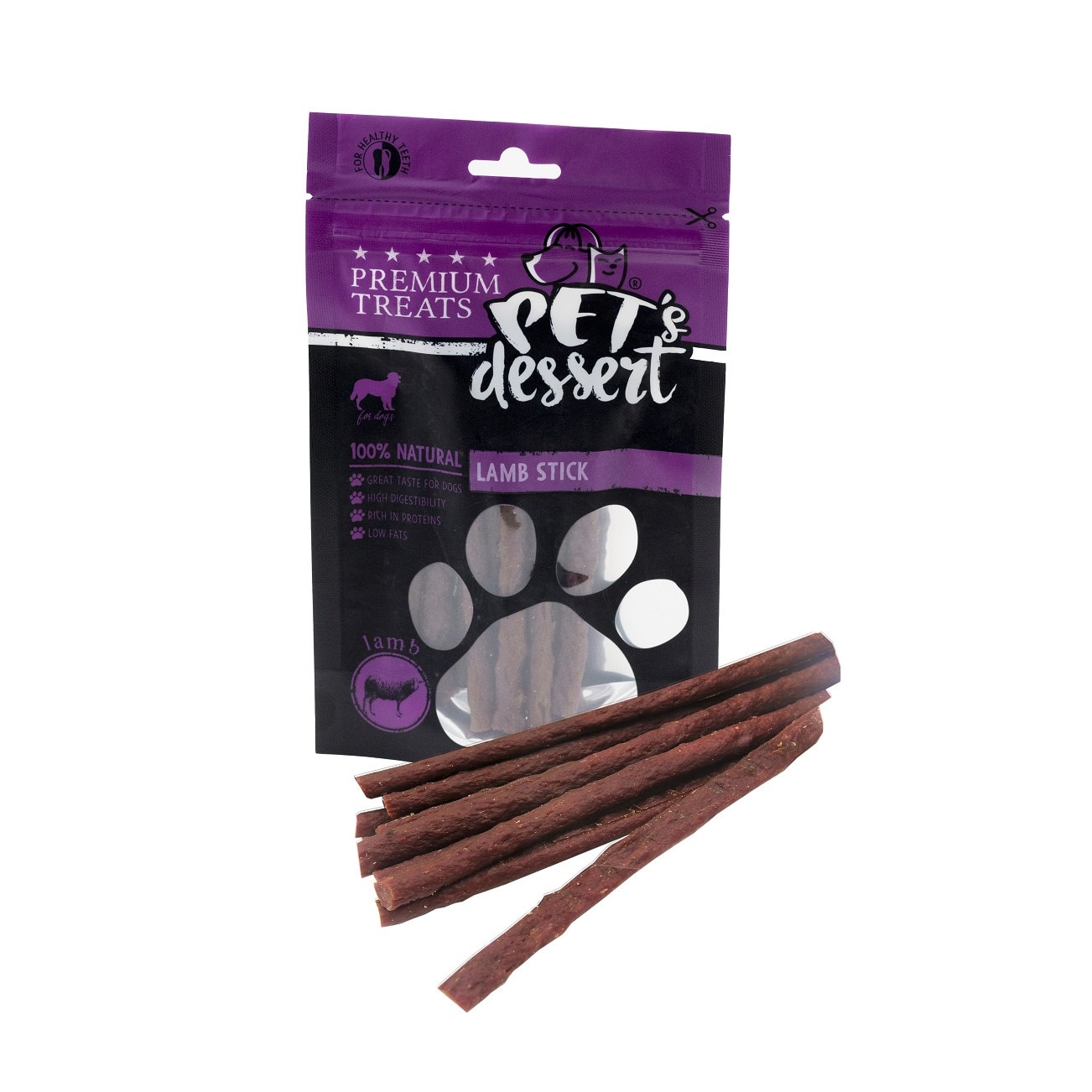 Recompense pentru caini Pet 'S Dessert Lsl-05, Lamb Ring, 80 g