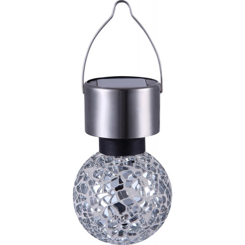 Lampa solara mozaic, ProCart, diametru 6.5 cm, lumina alba