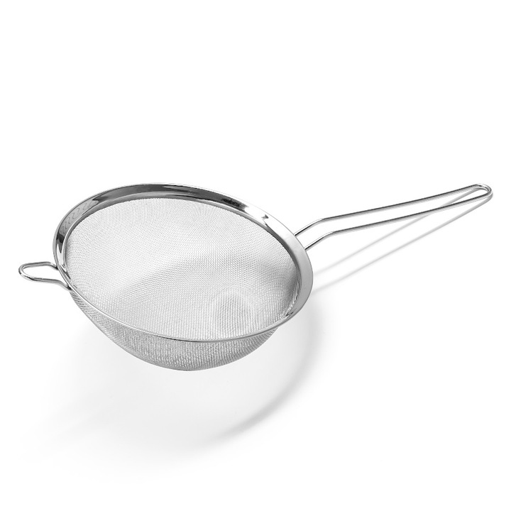 Сито с фина мрежа, цедка от неръждаема стомана, ⌀ 20 см, Forgast