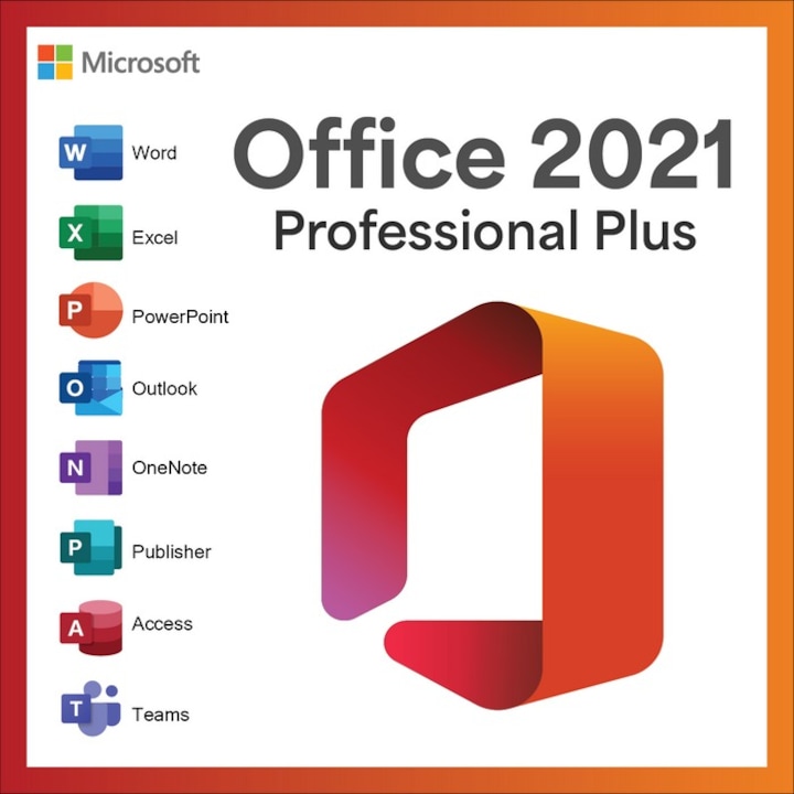 Licenta Microsoft Office Professional Plus 2021, Retail, USB 64 GB