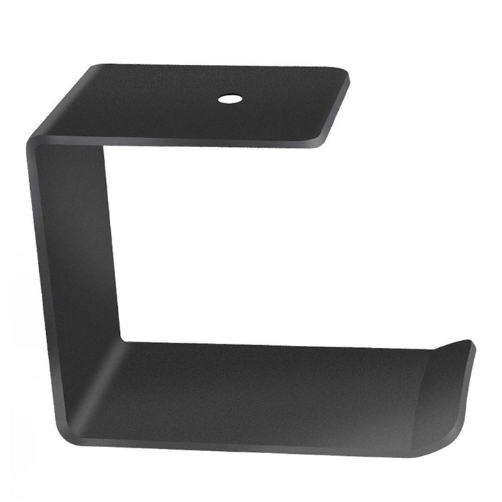 PadForce® Hook fém kampótartó fejhallgatóhoz, asztali rögzítés ragasztóval vagy csavarokkal - Fekete