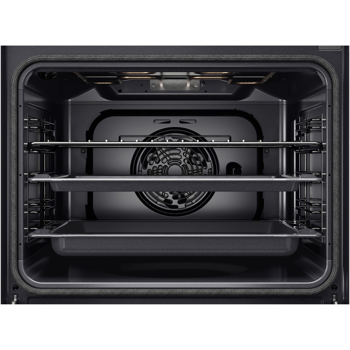 Cuptor incorporabil Whirlpool OMK58RU0B, Electric, Multifunctional, 71 l, Autocuratare pirolitica, Display, Clasa A+, Negru