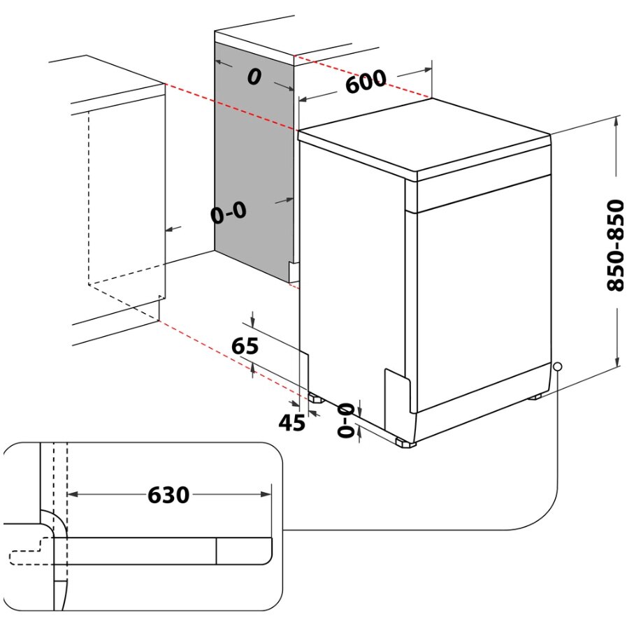 RESIGILAT: Masina de spalat vase Whirlpool W7FHP43X, 15 seturi, 10 programe, Tehnologia Al-6lea Simt, Clasa C, PowerCleanPro, Pornire cu intarziere, FlexiSpace, 60 cm, Inox