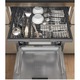 Съдомиялна за вграждане Whirlpool W7IHT40T, 15 комплекта, 8 програми, MaxiSpace, 6th Sense Technology, NaturalDry, Class C, PowerCleanPro, Отложен старт, 60 см