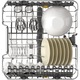 Съдомиялна за вграждане Whirlpool W7IHT40T, 15 комплекта, 8 програми, MaxiSpace, 6th Sense Technology, NaturalDry, Class C, PowerCleanPro, Отложен старт, 60 см