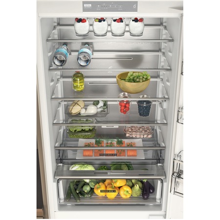 Combina frigorifica incorporabila Whirlpool WHSP70T122, 394 l, Total NoFrost, Tehnologia Al 6-lea Simt, Clasa D, H 193.5 cm