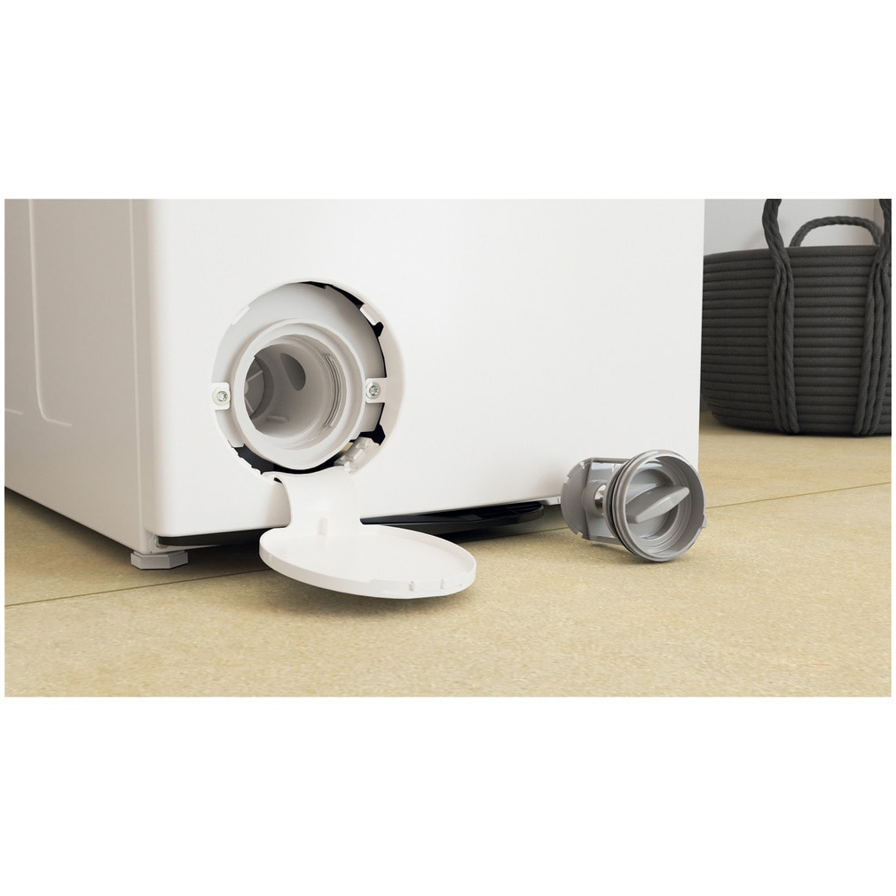 Masina de spalat rufe cu incarcare verticala Whirlpool TDLRB7232BSEU, 7 kg, 1200 rpm, Clasa D, Motor Inverter Zen, Display Digital, Tehnologia Al 6-lea Simt, Alb