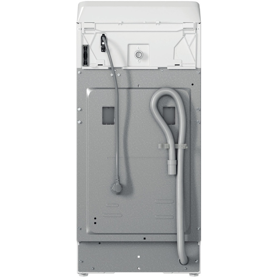Masina de spalat rufe cu incarcare verticala Whirlpool TDLRB7232BSEU, 7 kg, 1200 rpm, Clasa D, Motor Inverter Zen, Display Digital, Tehnologia Al 6-lea Simt, Alb