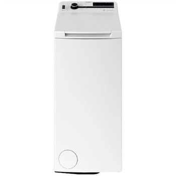 Masina de spalat rufe cu incarcare verticala Whirlpool TDLRB6241BSEU, 6 kg, 1200 rpm, Clasa C, Motor Inverter, Display digital, Tehnologia al-6lea Simt, Alb