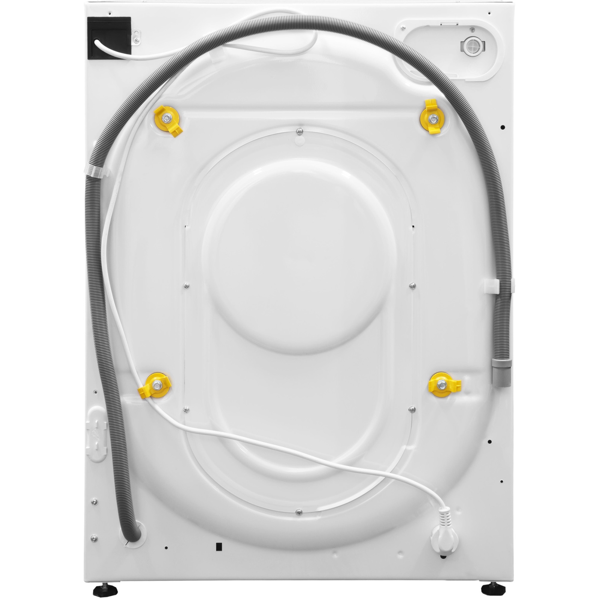 Masina de spalat rufe cu uscator Hotpoint BIWDHG861485EU, 8 kg spalare, 6 kg uscare, 1400 rpm, Clasa B, Motor Inverter, Display digital, Alb
