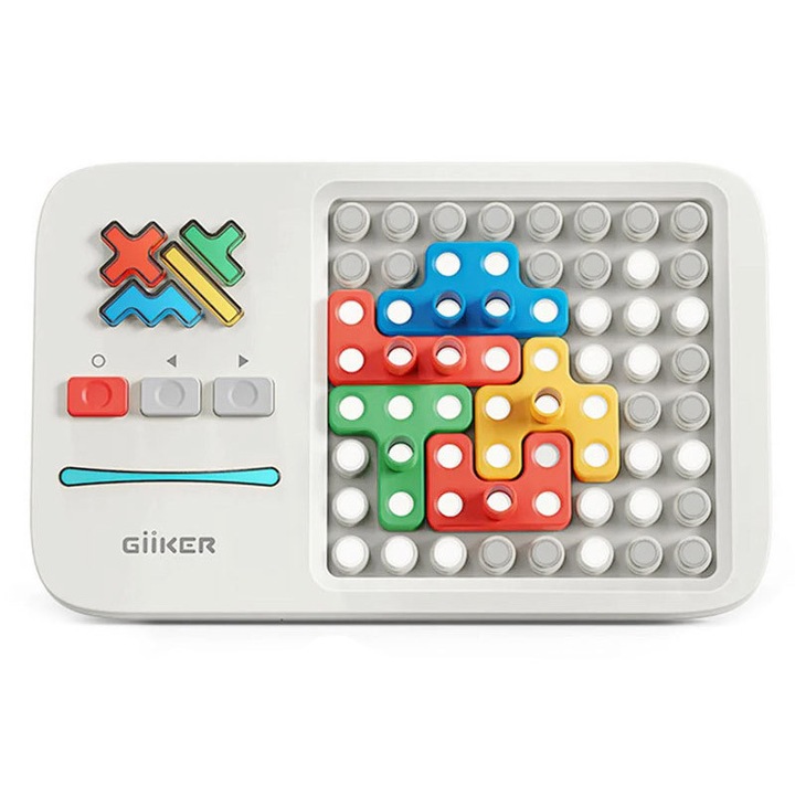 Joc de puzzle de potrivire a formelor, Super Blocks, GiiKER, 6 ani+