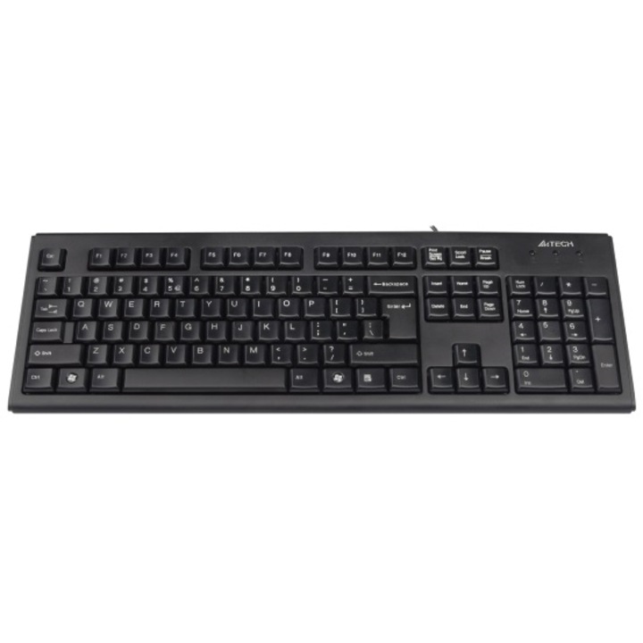 Tastatura A4tech KR-83, USB, Negru