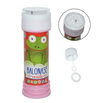 Set baloane din sapun Roben Toys, rosu Set baloane din sapun Roben Toys, rosu