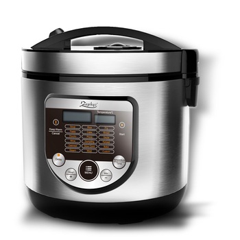 Multicooker argintiu ZEPHYR ZP 1985 C5 cu 18 programe, putere 700W si volum 5 l Multicooker argintiu ZEPHYR ZP 1985 C5 cu 18 programe, putere 700W si volum 5 l
