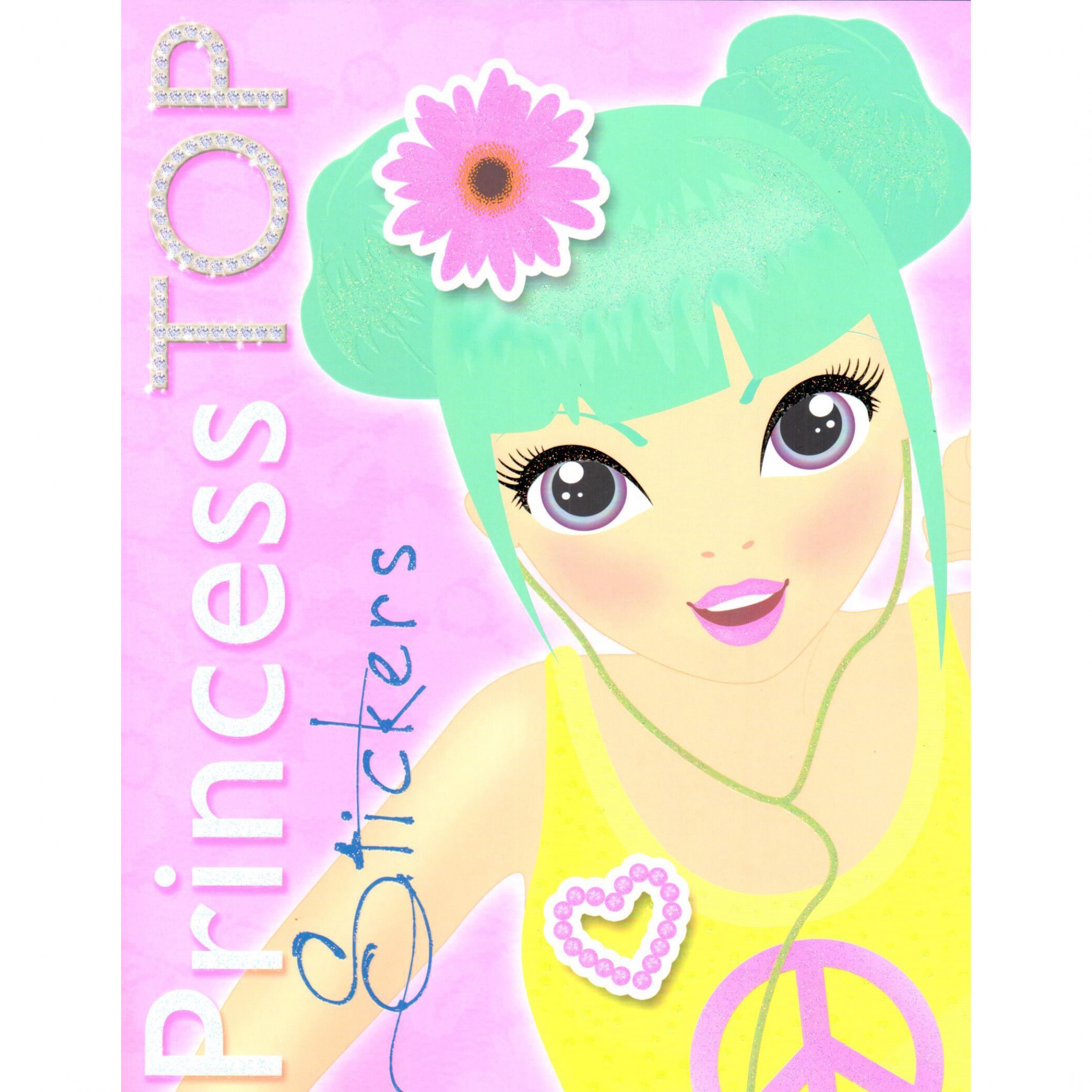 Princess TOP. Stickers (galben)