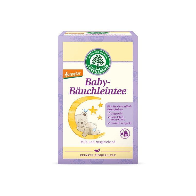 Ceai ecologic pentru digestia bebelusilor 20 plicuri x 1.5 g, Lebensbaum