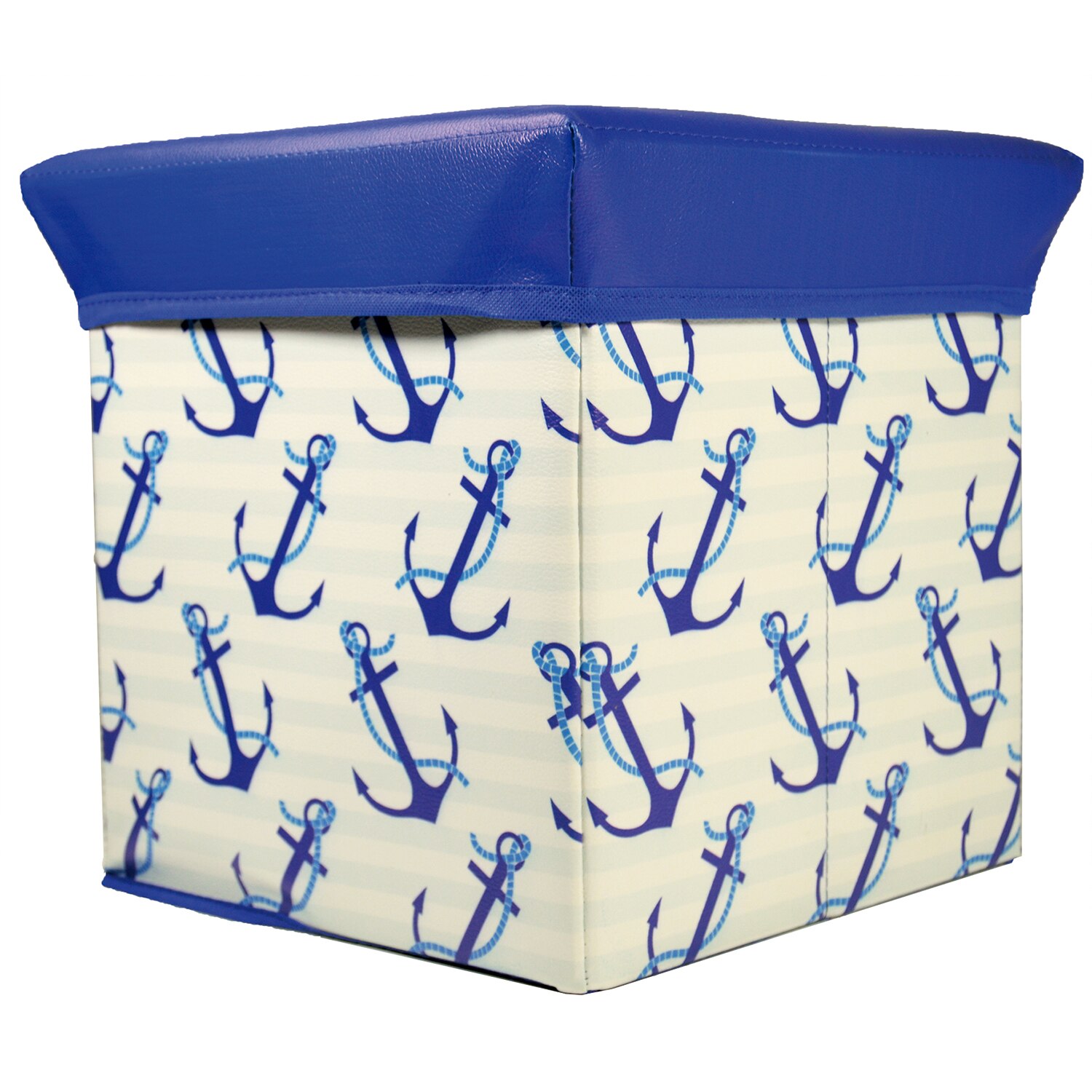 Cutie depozitare Jocca, cu capac, design ancora