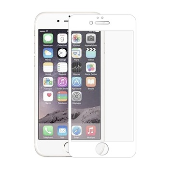 Folie sticla full size OkMore Privacy pentru iPhone 7, alb Folie sticla full size OkMore Privacy pentru iPhone 7, alb