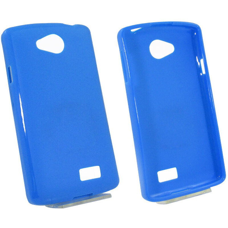 dual metal Catholic Husa telefon, Etuo, Compatibila LG F60, E19854, Silicon, Albastru - eMAG.ro