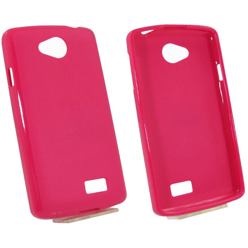 Scatter mild gray Husa telefon, Etuo, Compatibila LG F60, E19855, Silicon, Roz - eMAG.ro