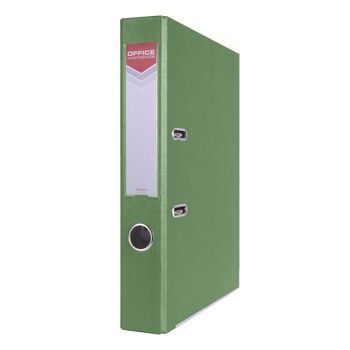 Biblioraft plastifiat OFFICE Products, 5 cm, colturi metalice, verde Biblioraft plastifiat OFFICE Products, 5 cm, colturi metalice, verde