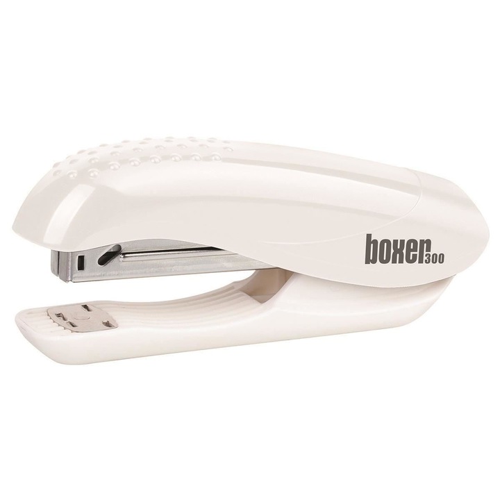 BOXER Grip 300 пластмасов телбод, 24/6, 26/6, 20 листа, бял