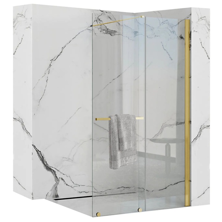 Rea Zuhanyfal Cortis Gold 120 cm
