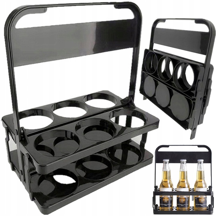 palack hordozó, 6db PALACK TARTÓS SÖR DOBOZ