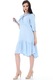 Rochie albastra, ROH, hi-low, 42