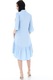 Rochie albastra, ROH, hi-low, 42