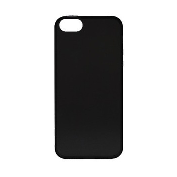 Capac de protectie din silicon pentru Apple iPhone 5/5S, negru Capac de protectie din silicon pentru Apple iPhone 5/5S, negru