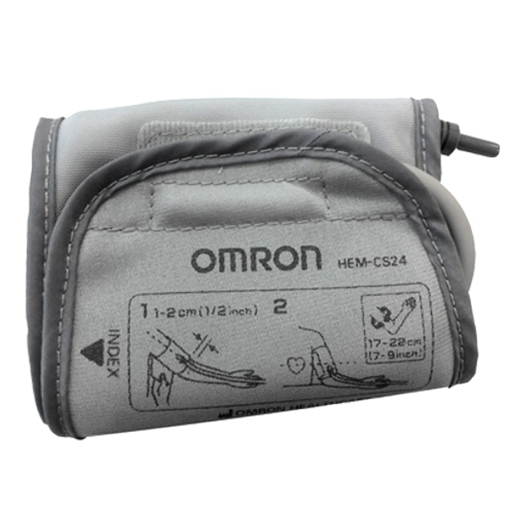 OMRON S mandzsetta vérnyomásmérőhöz, 17-22 cm, Szürke