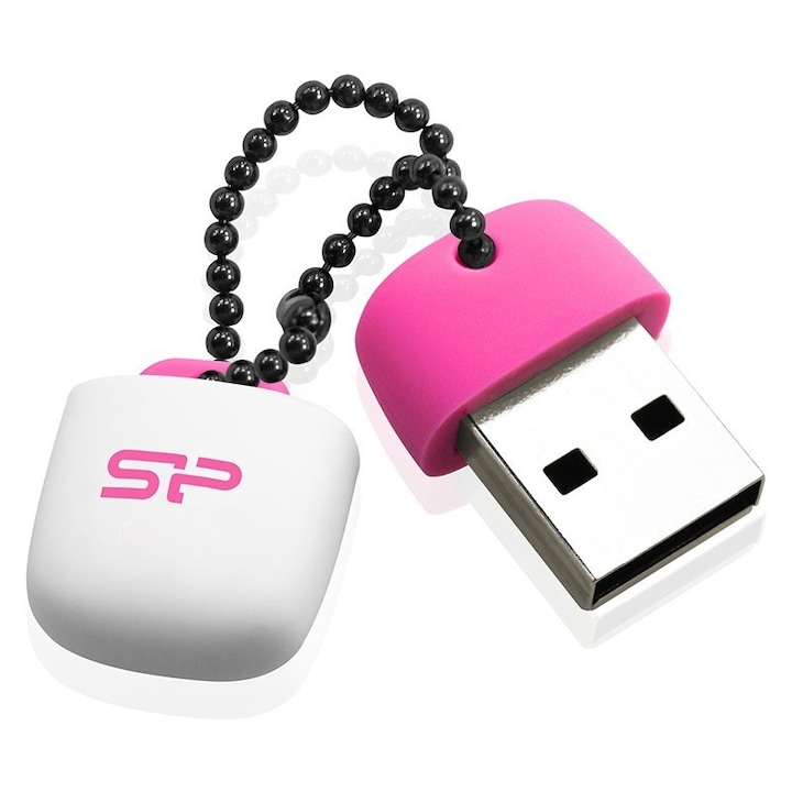 USB памет 32GB Silicon Power Touch T07, Розов, USB 2.0 SLP-USB-T07V1P-32GB