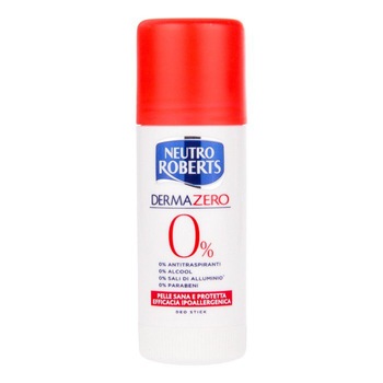 Deodorant Stick Neutro Roberts Unisex Dermazero 24h, 40 ml Deodorant Stick Neutro Roberts Unisex Dermazero 24h, 40 ml