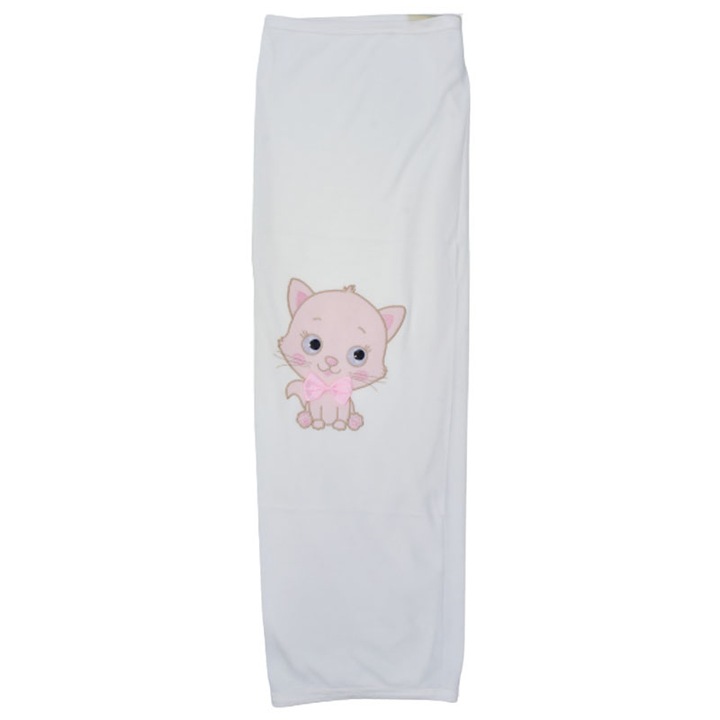 Памучна постелка за момичета 90 x 86 см Mini Junior P240623-6, Бяла