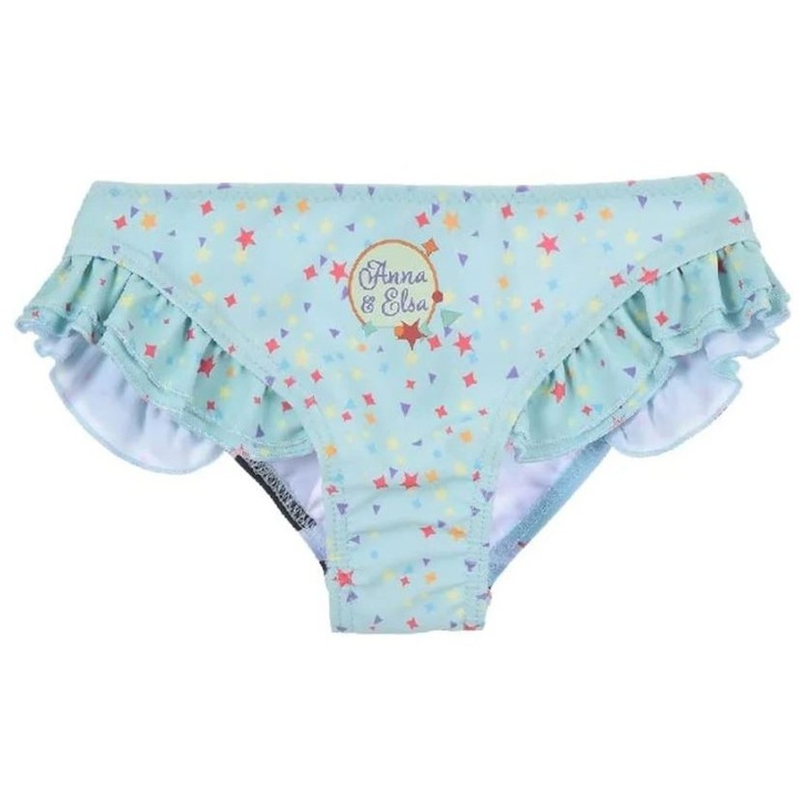 Slip baie Frozen Anna si Elsa 18147, Turcoaz