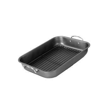 Tava pentru cuptor Vanora, cu grill, 39x29x6cm Tava pentru cuptor Vanora, cu grill, 39x29x6cm