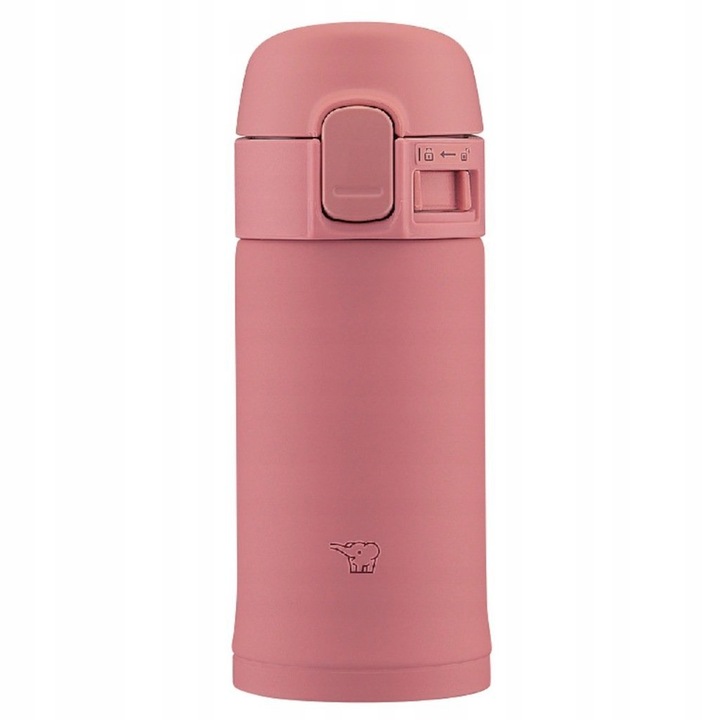 Cana termica, ZOJIRUSHI, Inox, 15 x 6 cm, 200 ml, Roz