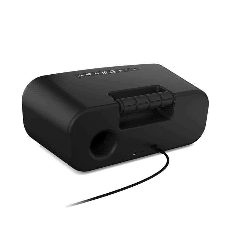 Boxa Bluetooth KitSound Slam XL 50W, de petrecere, sistem de difuzoare de mare putere cu LED Disco Light Show, Negru