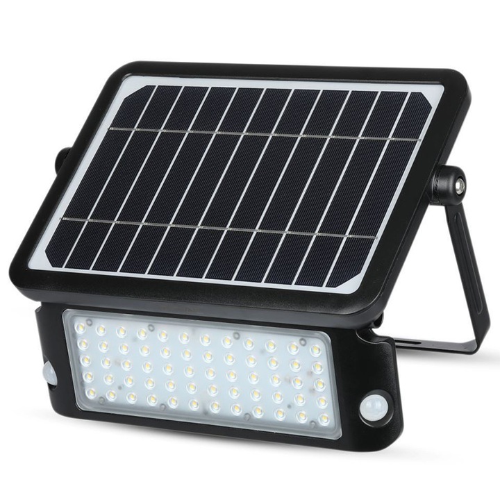 LED рефлектор 10w 4000k със соларен заряд