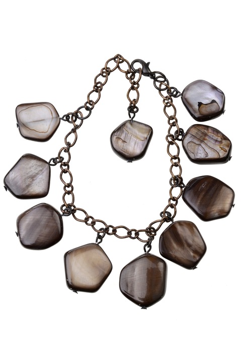 GM-94 gyöngy karkötő, barna Gloria Maris