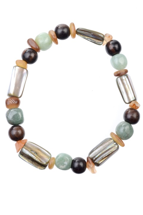 Bratara agata color GM-43, Handmade, Gloria Maris