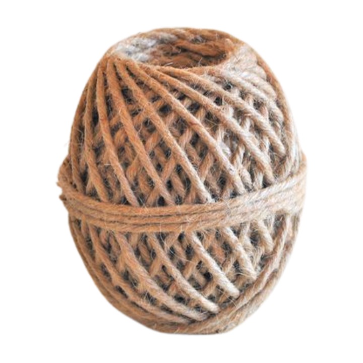Set de 6 gheme Sfoara iuta, ghem 300g, 4 mm, biodegradabil, 40 m
